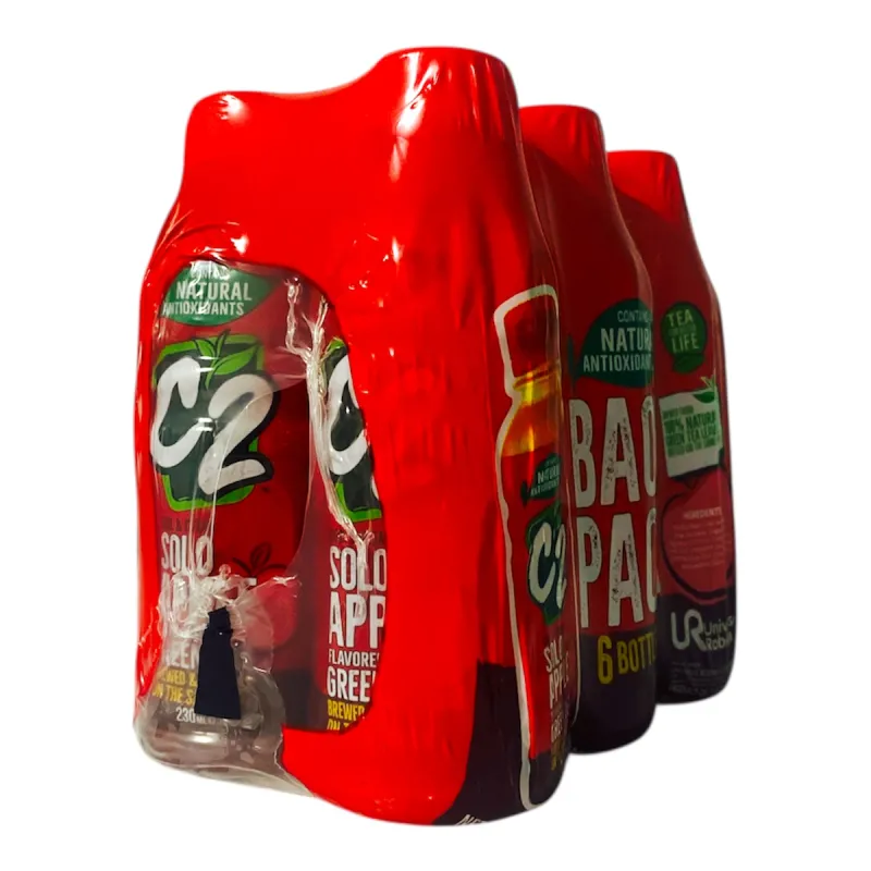 C2 Green Tea Apple Baon Pack 230mL x 6 Bottles