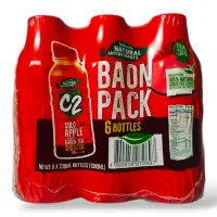 C2 Green Tea Apple Baon Pack 230mL x 6 Bottles