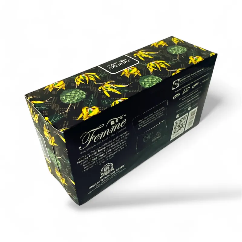Femme Econobox Facial Tissue 2-Ply 130 Pulls