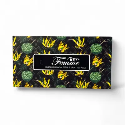 Image of Femme Econobox Facial Tissue 2-Ply 130 Pulls
