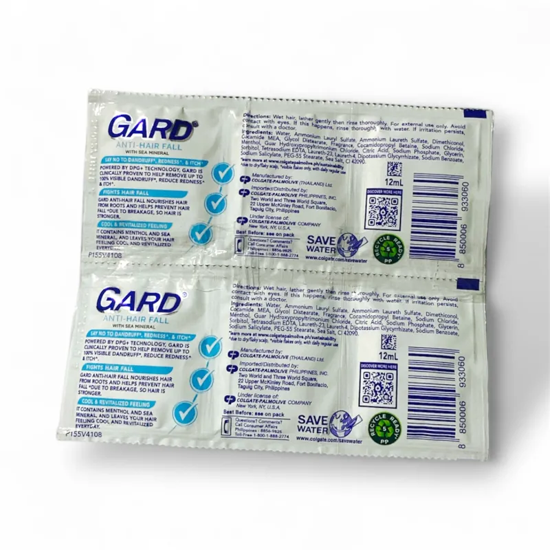 Gard Anti-Dandruff Anti-Hairfall Shampoo 12ml