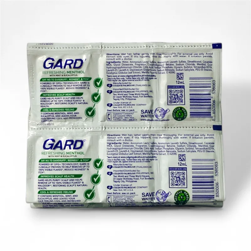 Gard Anti-Dandruff Refreshing Menthol Shampoo with Mint & Eucalyptus