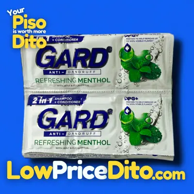 Gard Anti-Dandruff Refreshing Menthol Shampoo with Mint & Eucalyptus