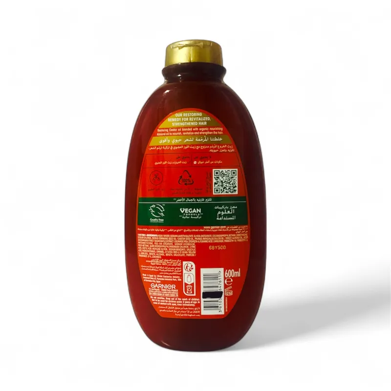Garnier Ultra Doux Hammam Zeit Infused Shampoo 600ml