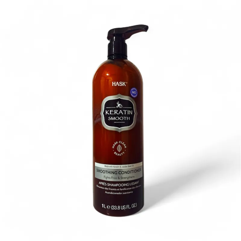 HASK Keratin Smoothing Conditioner 1L (33.8 US FL OZ)