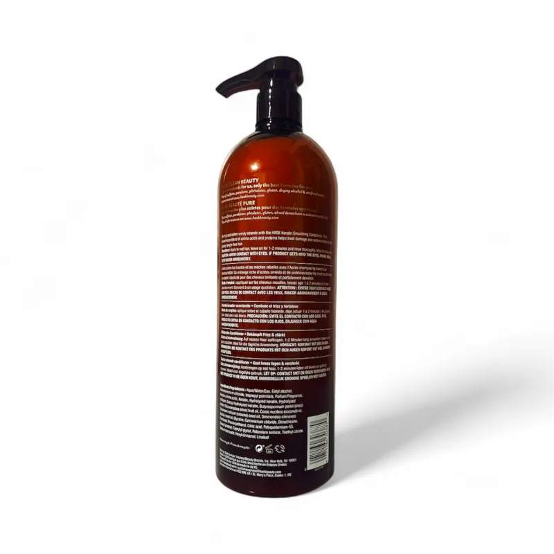 HASK Keratin Smoothing Conditioner 1L (33.8 US FL OZ)