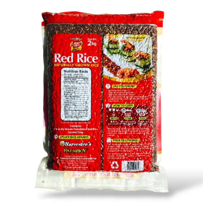 Jordan Farms Red Rice 2kg