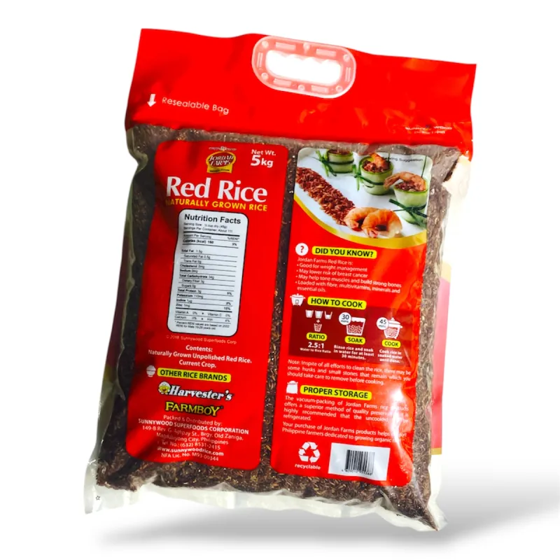 Jordan Farms Wholegrain Red Rice 5kg