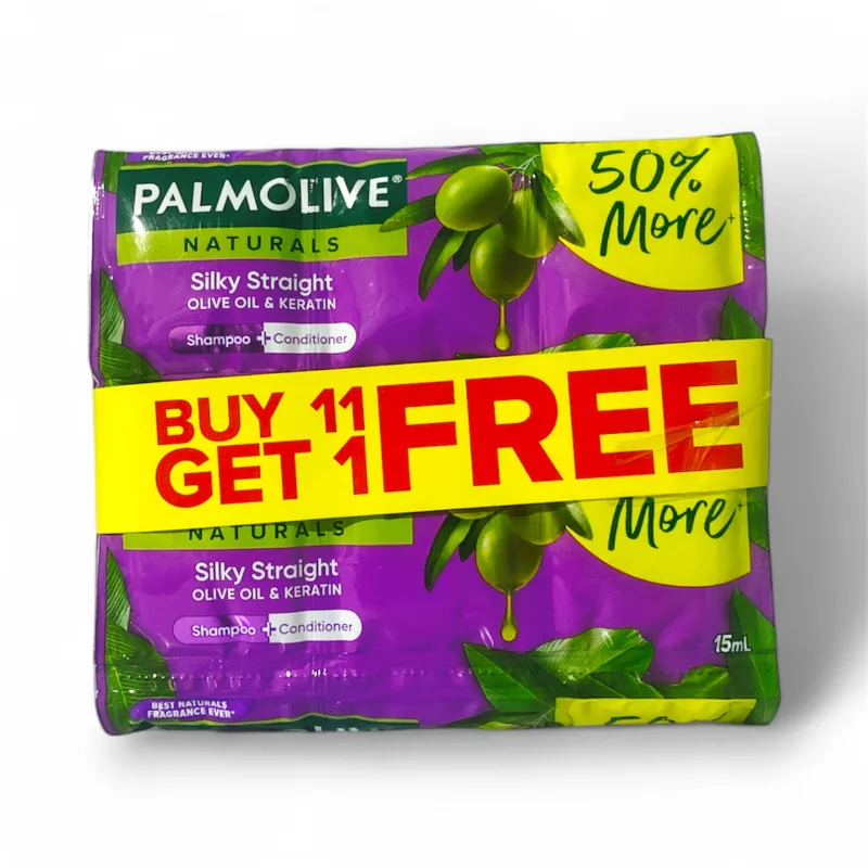 Palmolive Naturals Silky Straight Olive Oil & Keratin 15ml