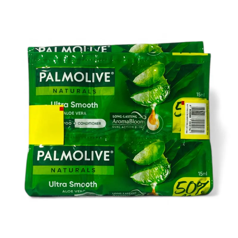 Palmolive Naturals Ultra Smooth Shampoo with Aloe Vera 15ml 12 Sachets