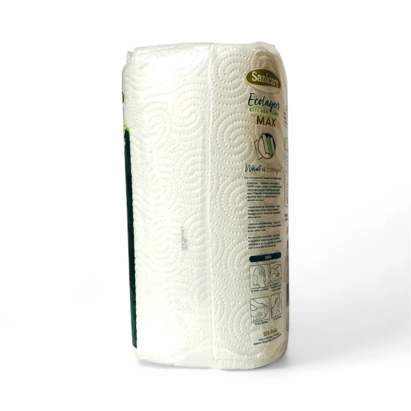 Sanicare Ecolayers Kitchen Towel Max 3-Ply 125 Pulls