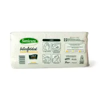 Sanicare Interfolded Hand Towel 1-Ply 175 Pulls – Soft & Absorbent - View 3