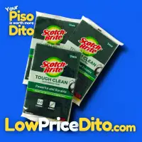 Scotch-Brite Tough Clean Scrub Pad | 130mm x 200mm - View 1