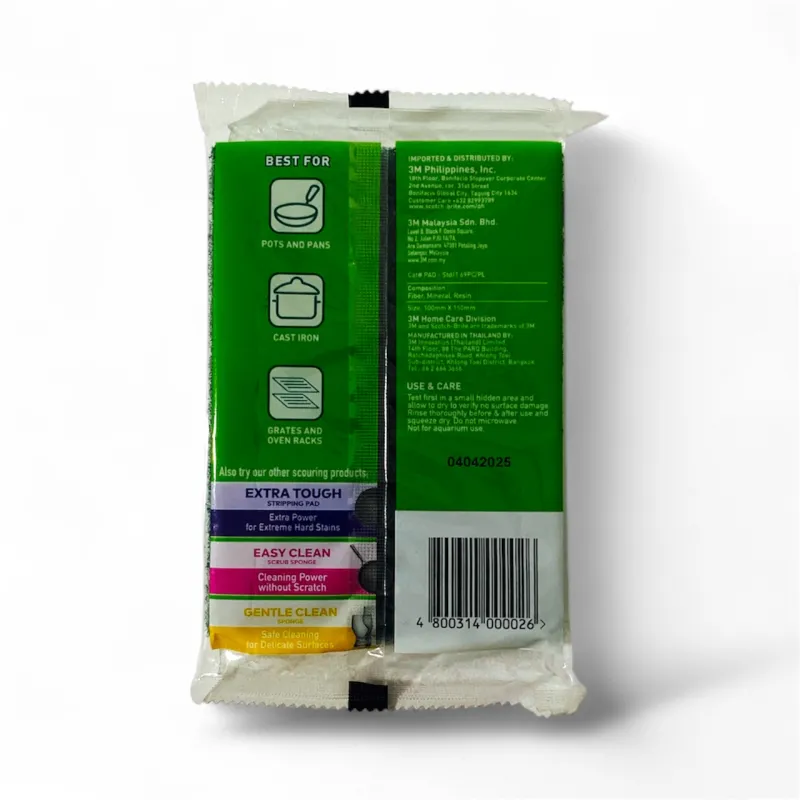 Scotch-Brite Tough Clean Scrubbing Pad | Heavy Duty | 100mm x 150mm