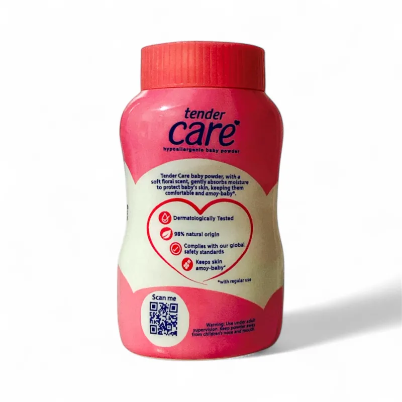 Tender Care Hypoallergenic Baby Powder Pink Soft 50g