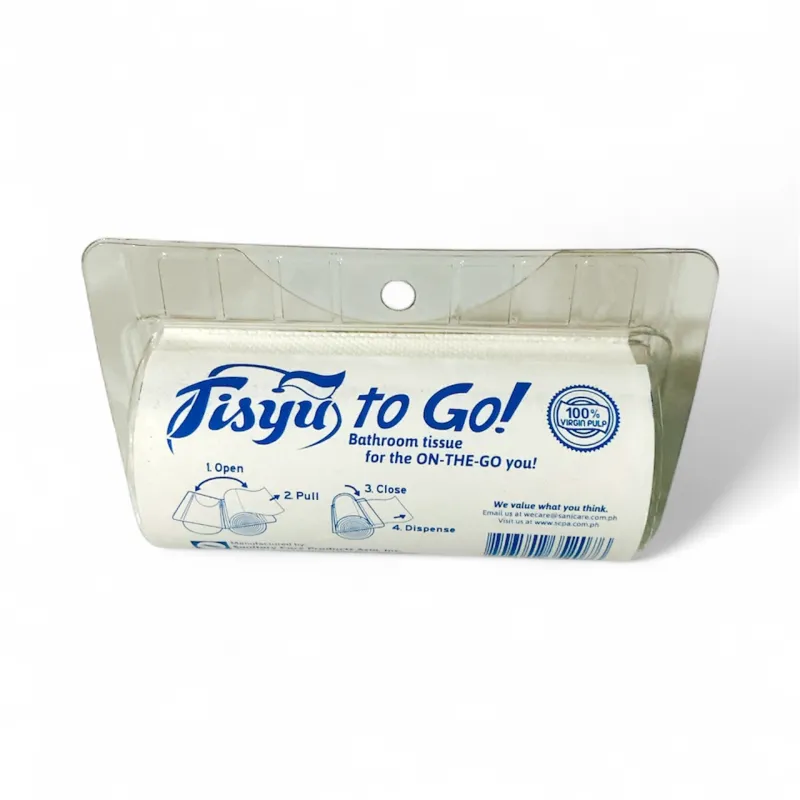 Tisyu To Go Bathroom Tissue 2-Ply with Dispenser - 100 Pulls