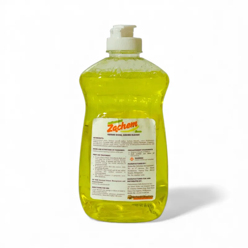 Zachem Antibacterial Dishwashing Liquid 250ml Lemon Scent