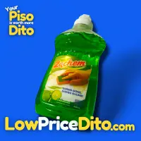Zachem Calamansi Scent Dishwashing Liquid 250ml | Cuts Grease Fast - View 1