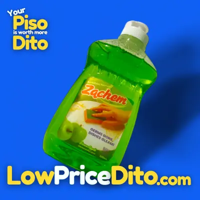 Zachem Dishwashing Liquid Green Apple Scent 250ml