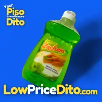 Zachem Dishwashing Liquid Green Apple Scent 250ml - View 1