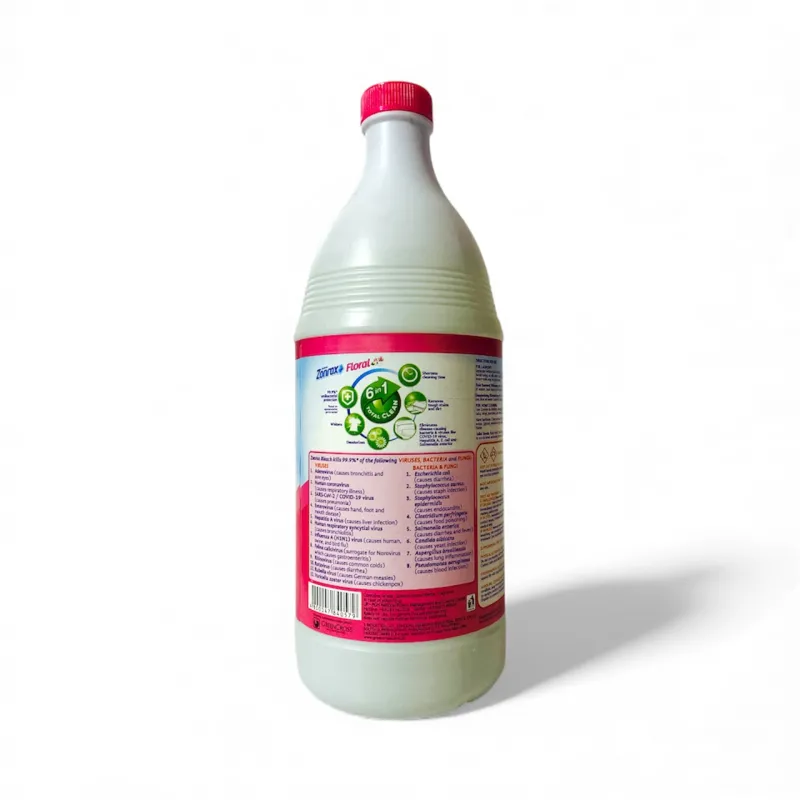Zonrox Bleach Floral 1000mL – 6-in-1 Total Clean with Fresh Floral Scent